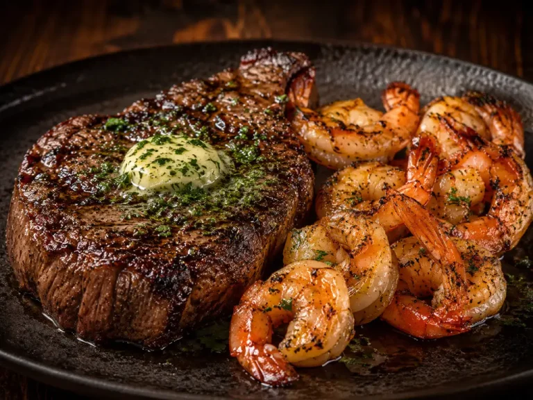 6 oz Renegade Sirloin with 8 pc Redrock Grilled Shrimp