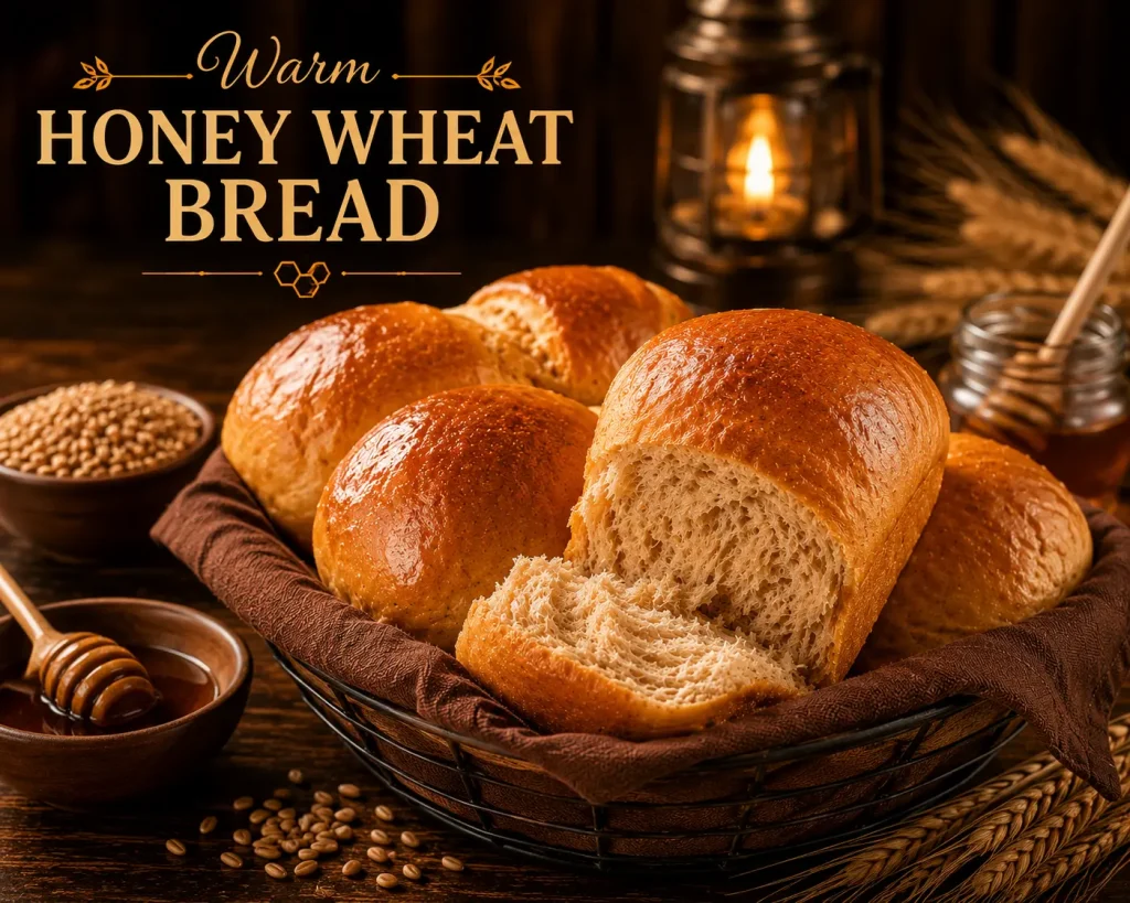 Warm Honey Wheat Bread