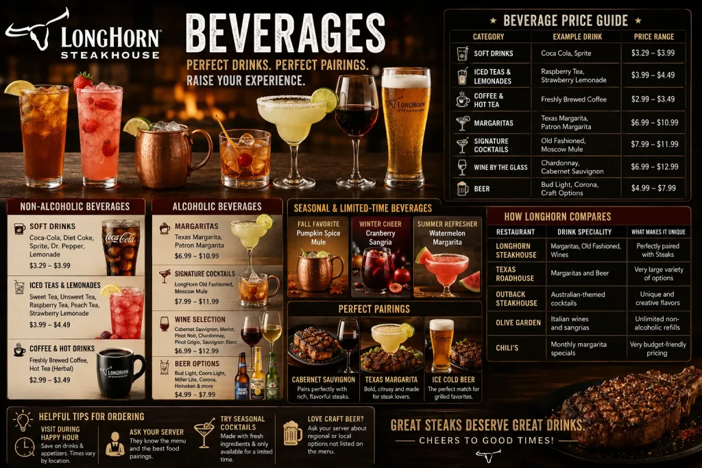 LongHorn Steakhouse Beverages
