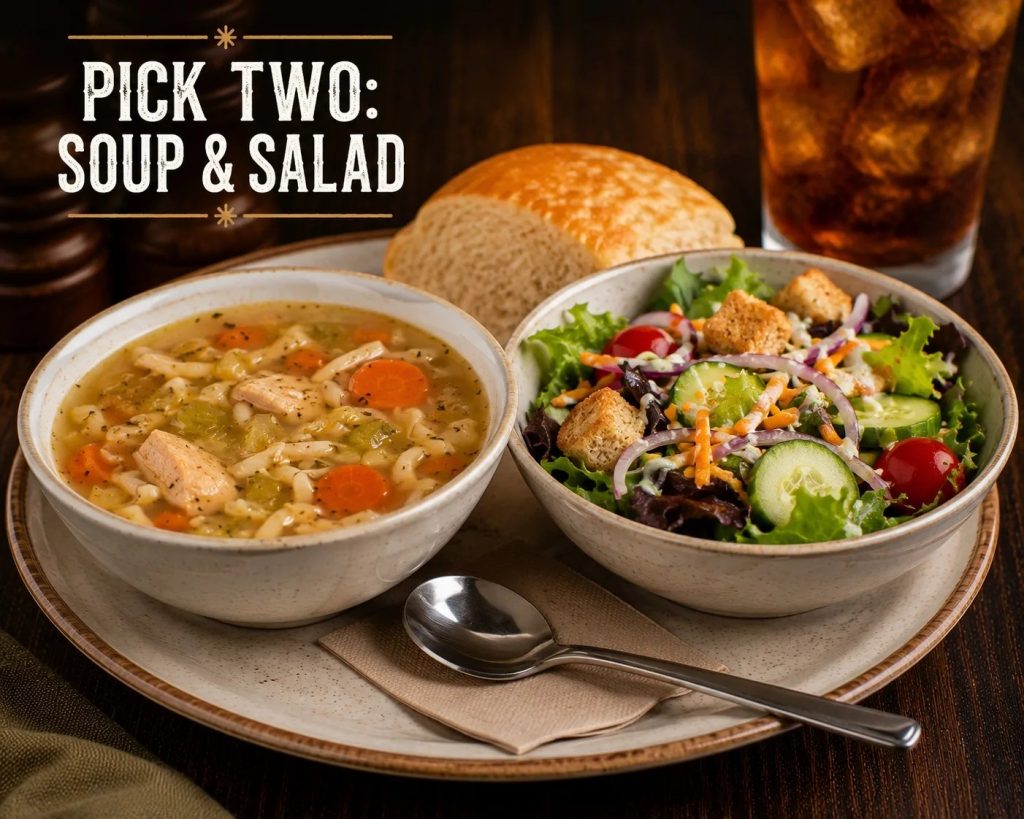 Pick Two: Soup and Salad