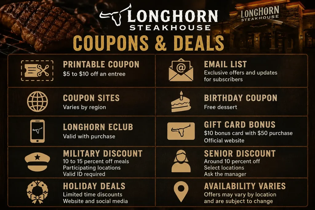 LongHorn Coupon Code