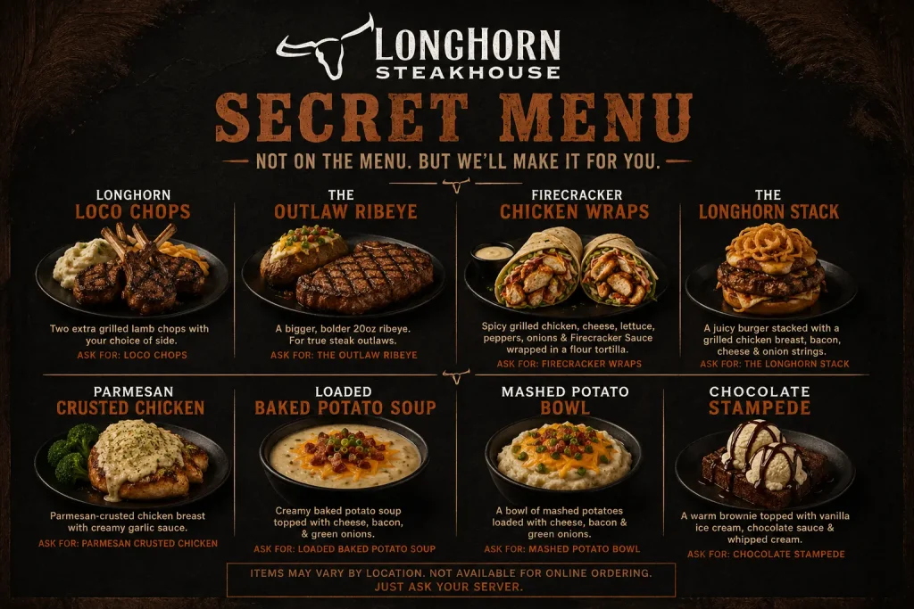 LongHorn Steakhouse Secret Menu